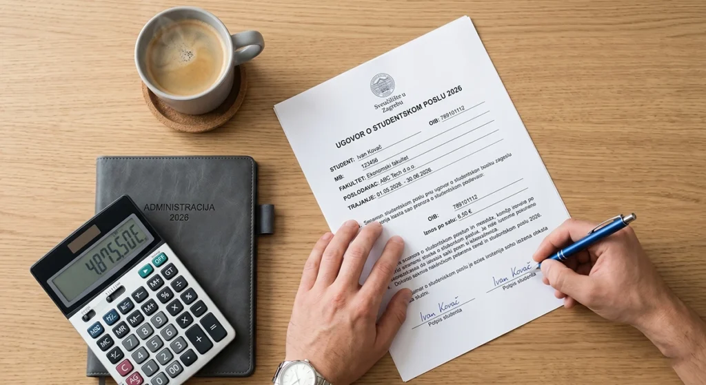 procedura i studentski ugovor 2026